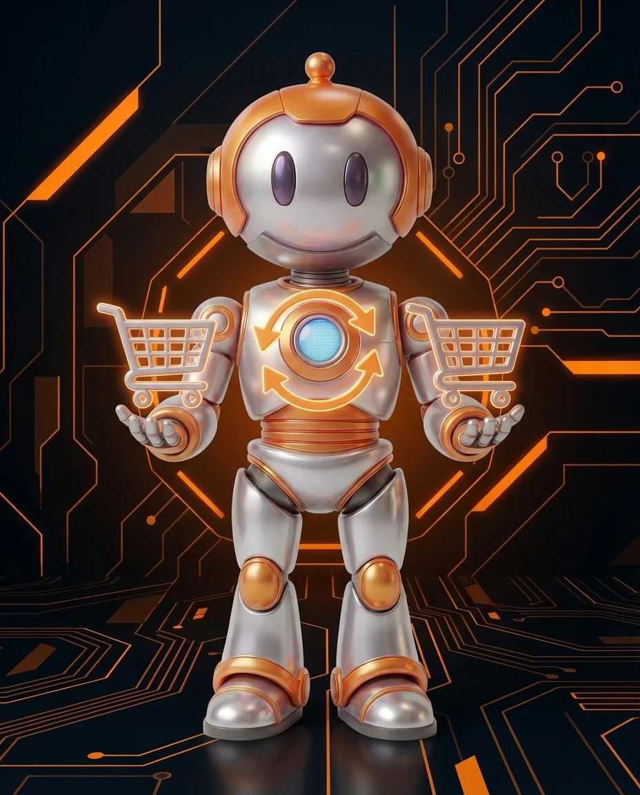 Roboter jongliert Amazon und eigenen Online-Shop gleichzeitig