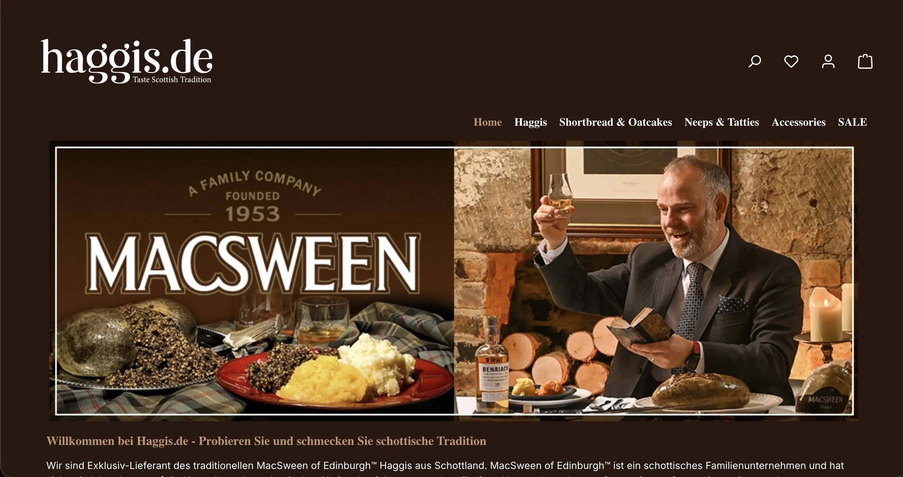 Haggis.de Shopware 6 Shop