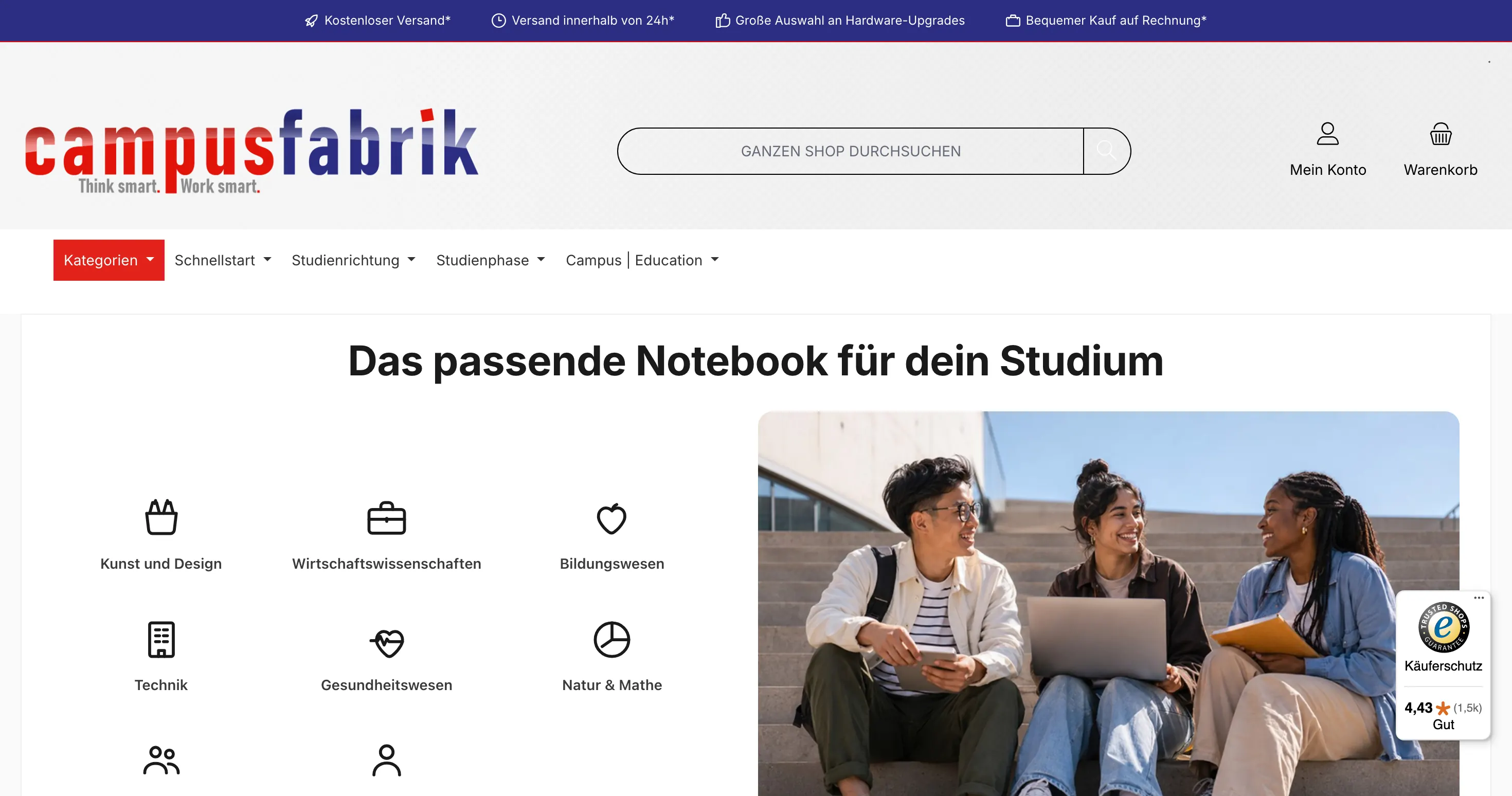 Campusfabrik Shopware 6 Shop