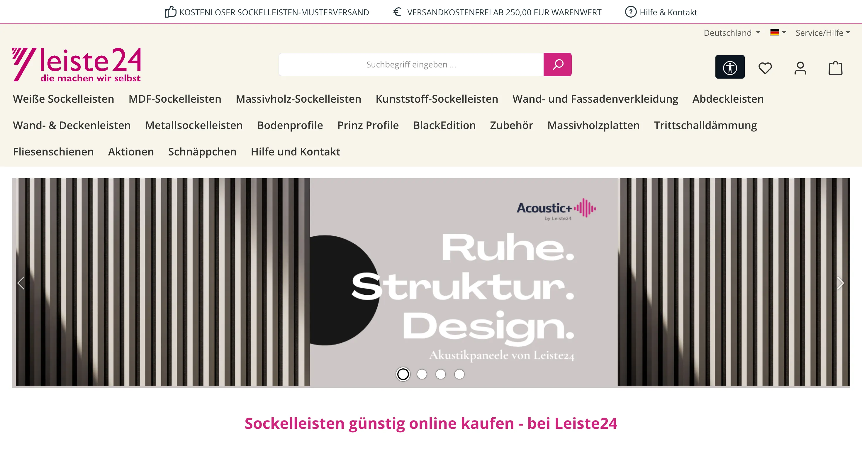 Leiste24 Shopware 6 Shop