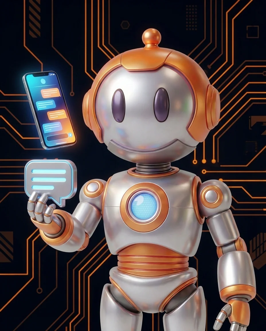 BD-Robot chattet – KI-Chatbot Kundenservice erklärt