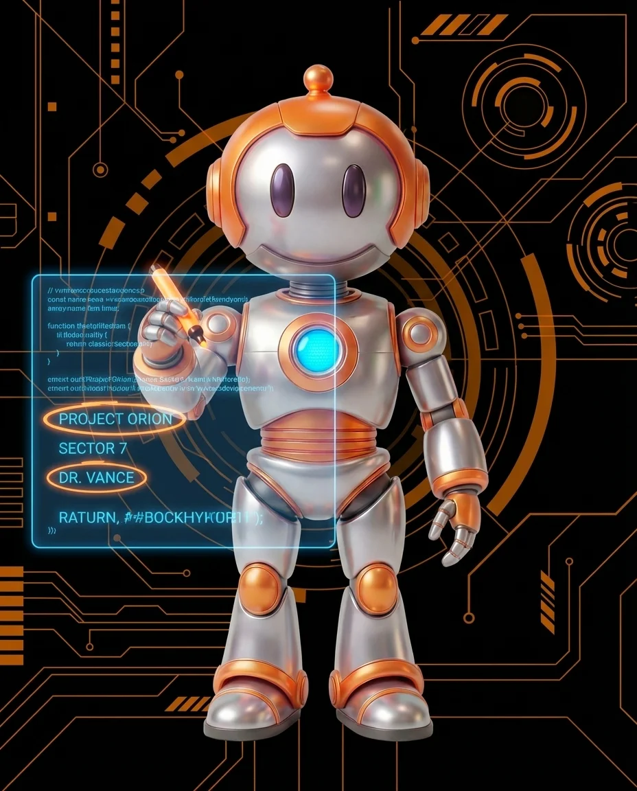 BD-Robot hebt Namen hervor – Entität NLP Texterkennung