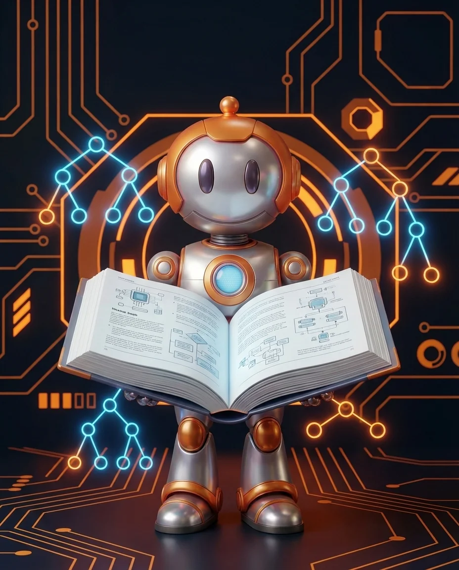 BD-Robot mit Regelwerk – Expertensysteme KI Geschichte