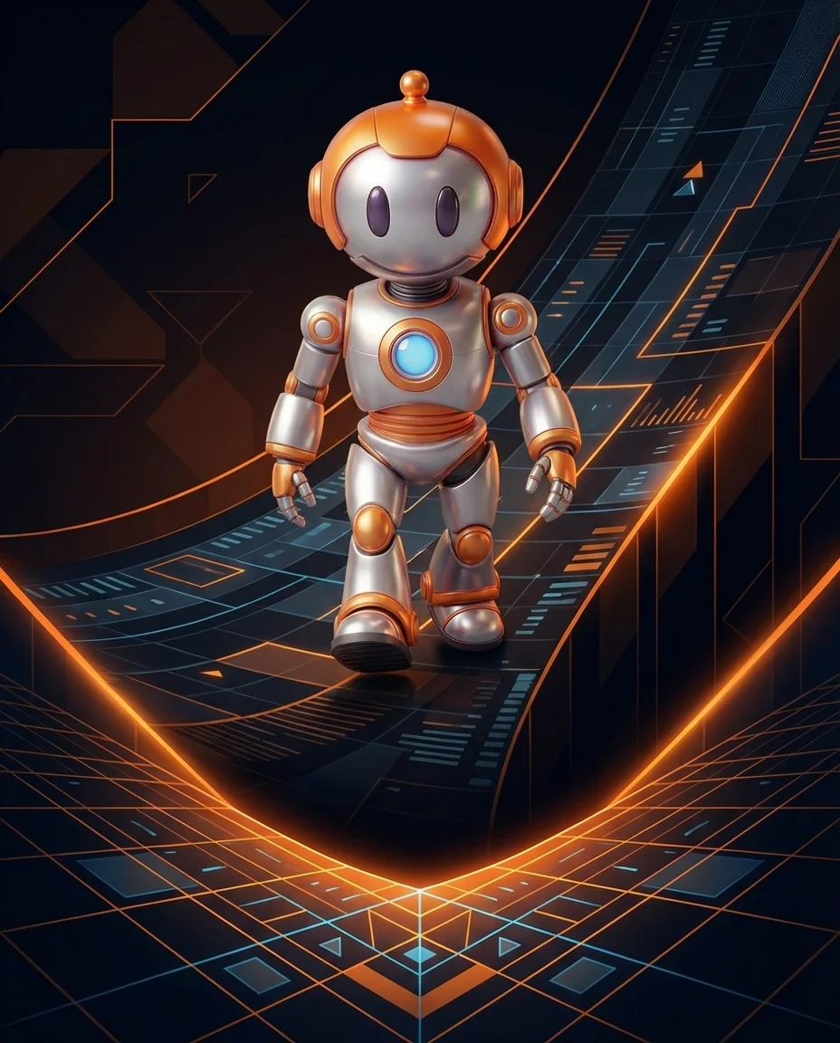 BD-Robot steigt einen Hang hinunter – Gradient Descent Optimierung