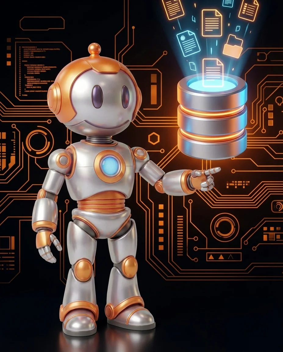 Roboter befüllt KI-Wissensdatenbank mit Unternehmensdokumenten