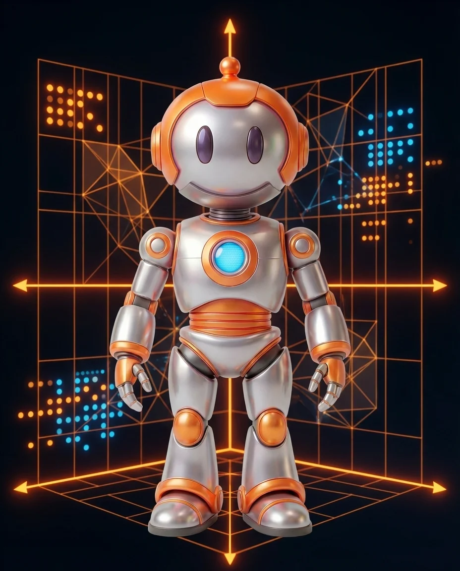 BD-Robot im abstrakten Vektorraum – Latent Space erklärt