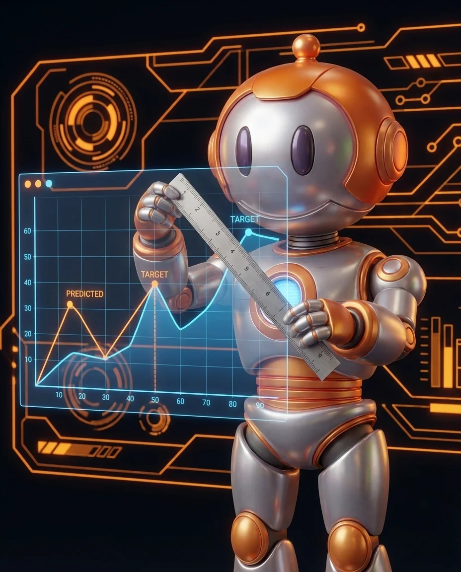 BD-Robot mit Fehler-Kurve – Loss Function Verlustfunktion