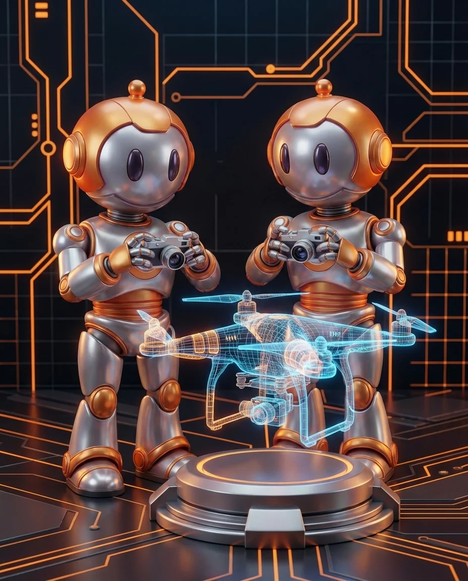 BD-Robot baut 3D-Szene aus Fotos – NeRF Neural Radiance Fields