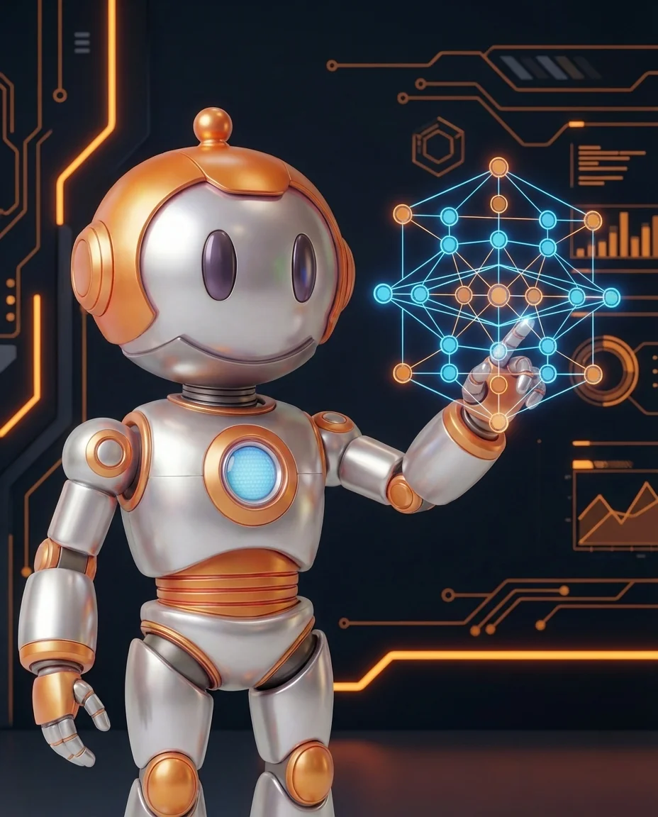 BD-Robot mit Netzwerk-Struktur – Neuronales Netzwerk erklärt