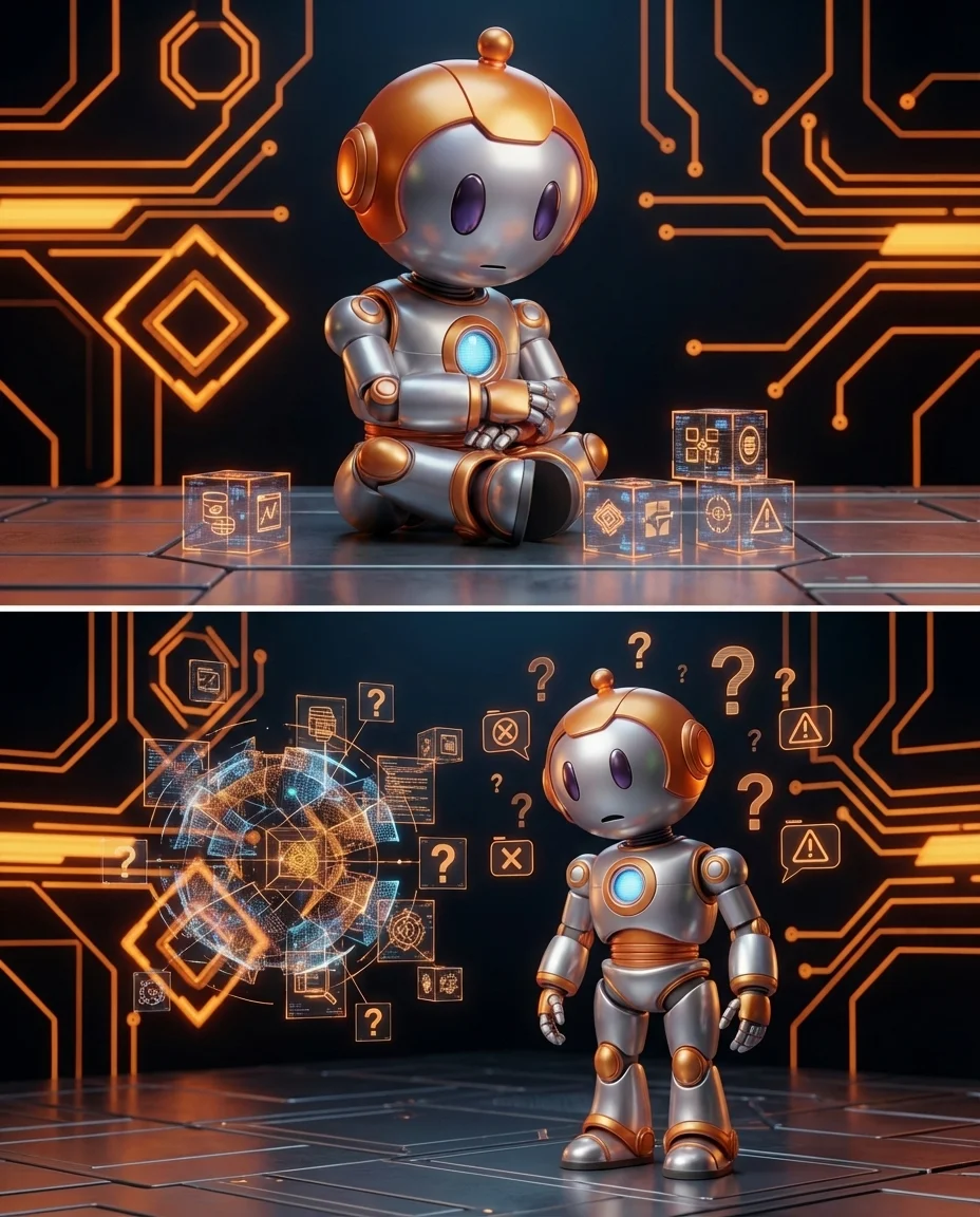 BD-Robot vor Trainingskurve – Overfitting und Generalisierung