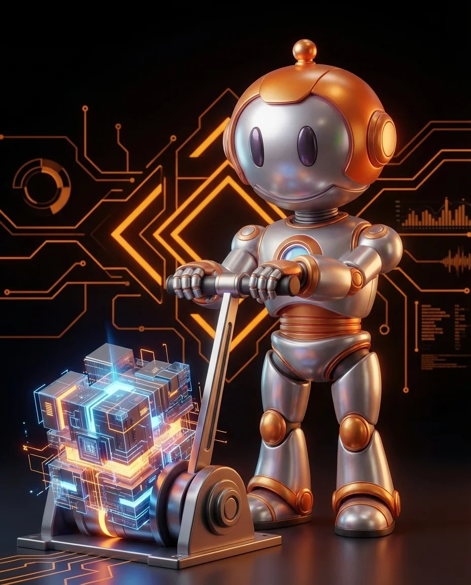 BD-Robot mit Bremse für Komplexität – Regularisierung KI