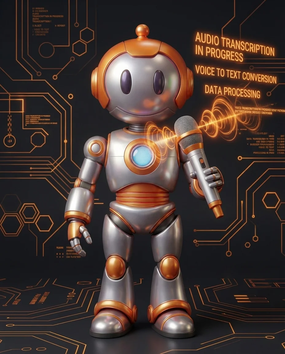 BD-Robot hört zu und transkribiert – KI-Spracherkennung