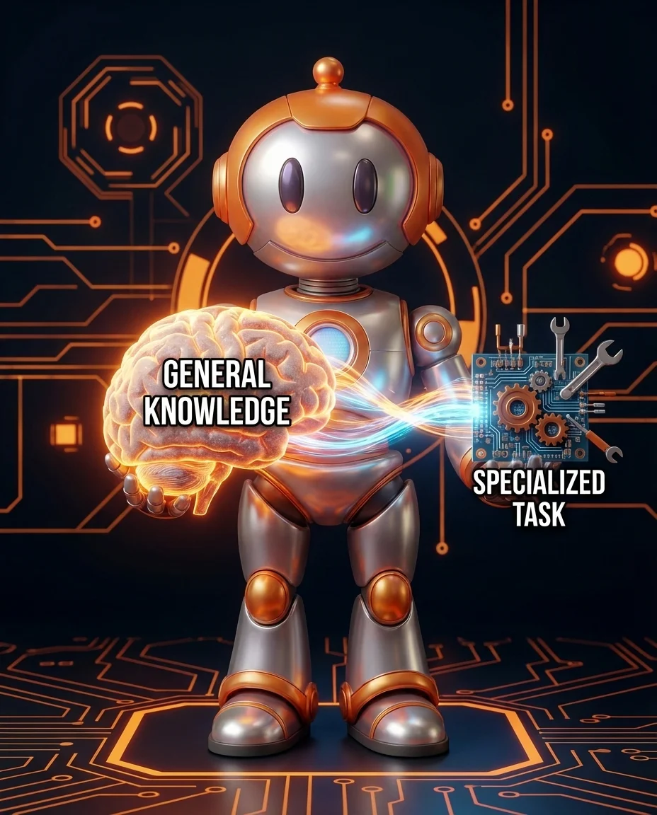 BD-Robot überträgt Wissen – Transfer Learning erklärt