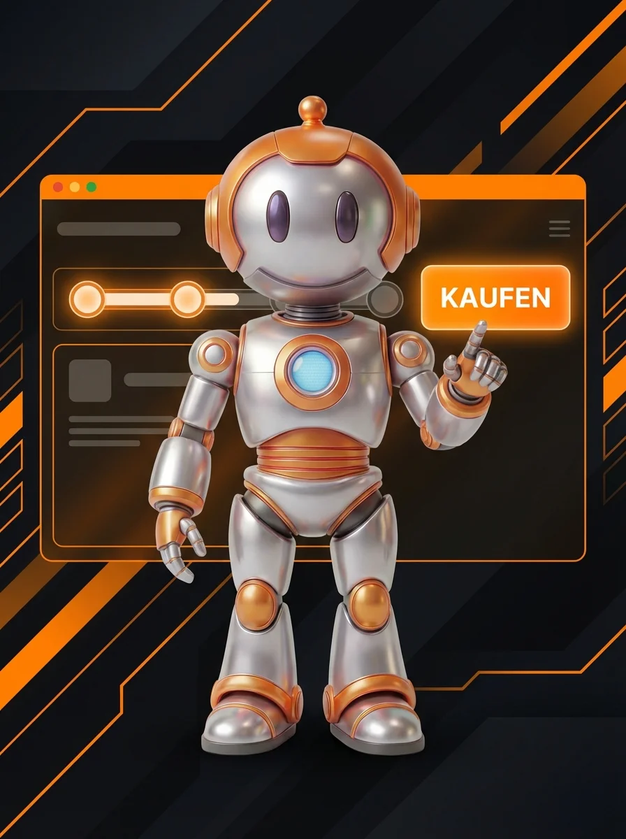 BD-Roboter optimiert Checkout-Prozess mit reduzierten Schritten im Onlineshop