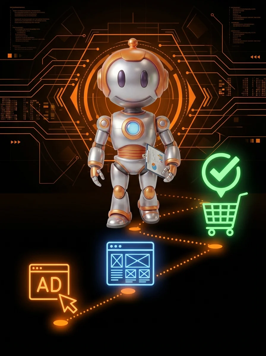 BD-Roboter verfolgt Conversion-Pfad von Anzeigenklick bis zur Anfrage