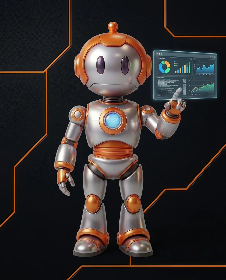 Robot hält zwei Objekte gegenüber: guter Backlink vs. schlechter Spam-Link