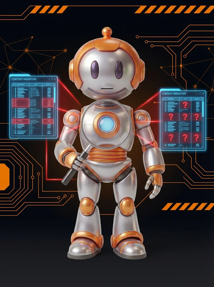 BD-Roboter vergleicht Content-Abdeckung der eigenen Website mit Wettbewerber-Sites