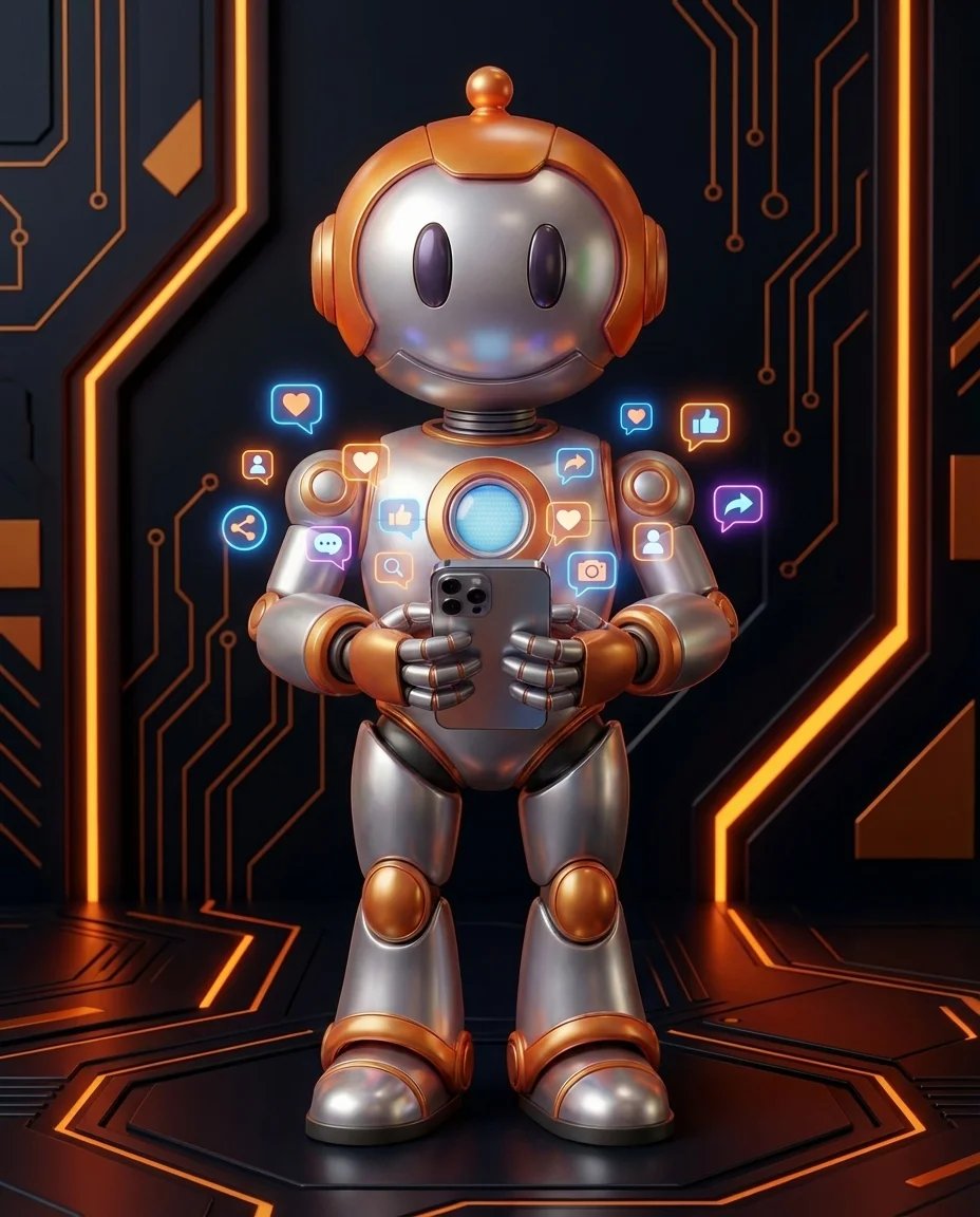 Business.Digital Roboter erklärt facebook connect – FAQ