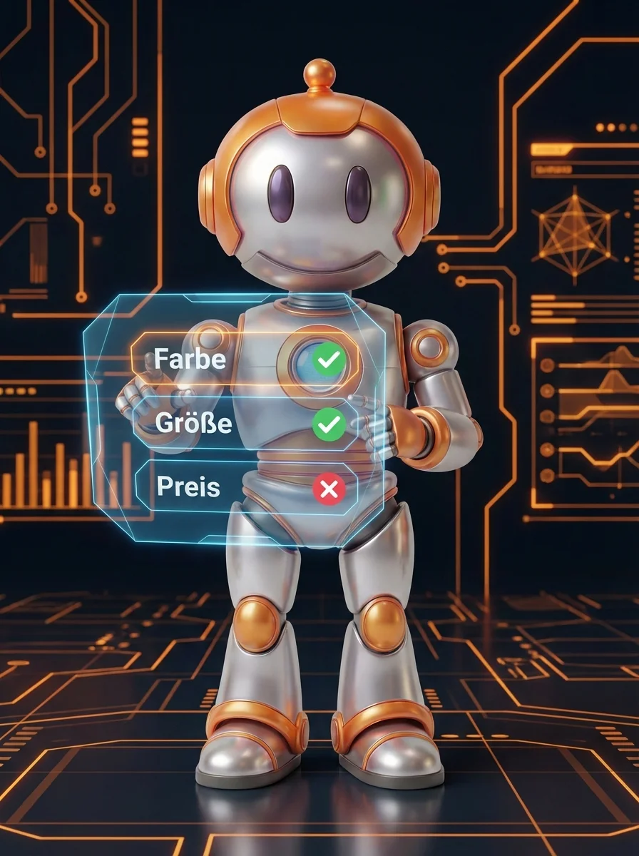 BD-Roboter konfiguriert Facetten-Filter in Onlineshop mit SEO-Steuerung