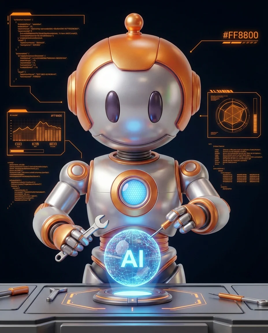 BD-Roboter kalibriert KI-Modell mit eigenen Trainingsdaten auf Werkbank