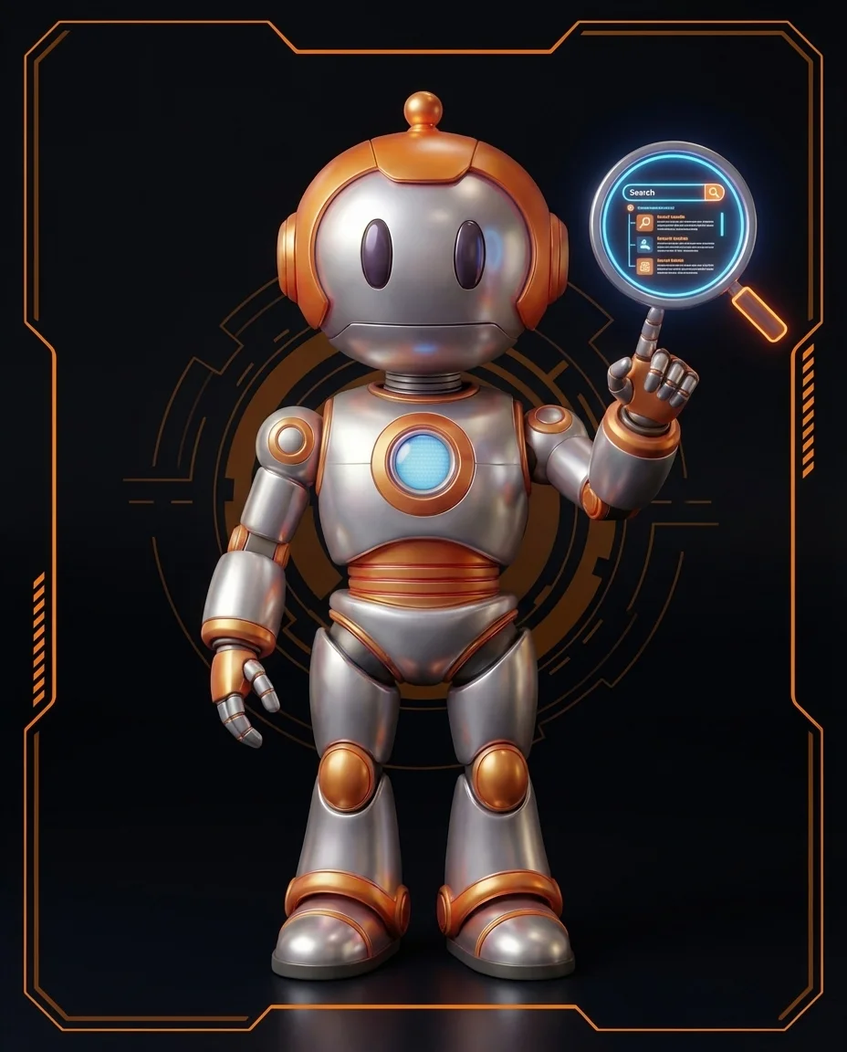 Business.Digital Roboter erklärt organic search – FAQ