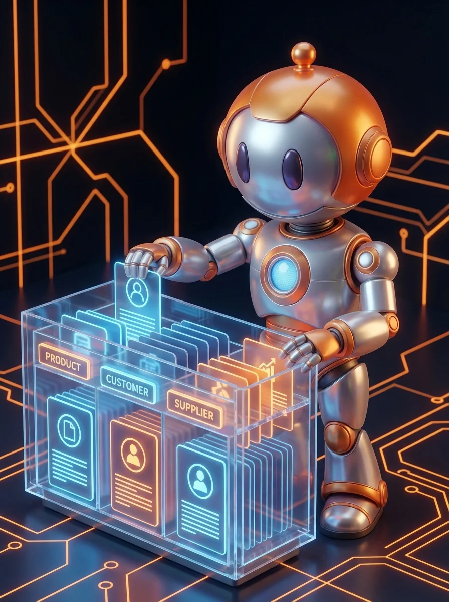 BD-Roboter pflegt saubere Stammdaten als Basis aller ERP-Prozesse