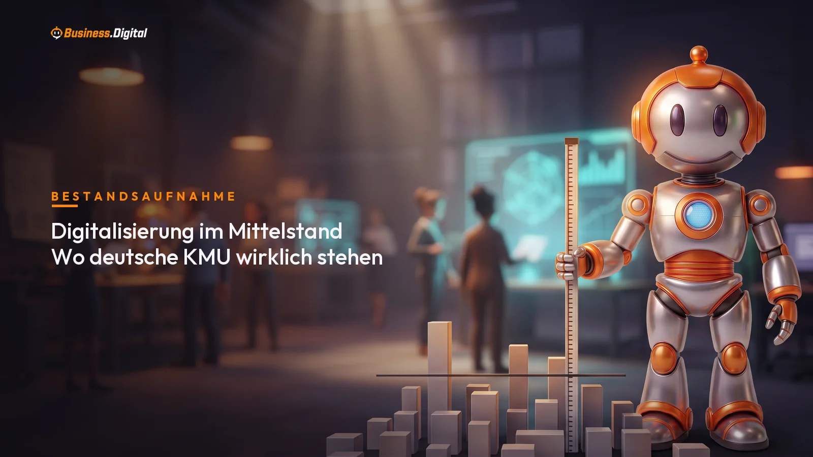 BD-Roboter prüft Kennzahlen zur Digitalisierung im Mittelstand und ordnet den Digitalisierungsgrad deutscher KMU ein
