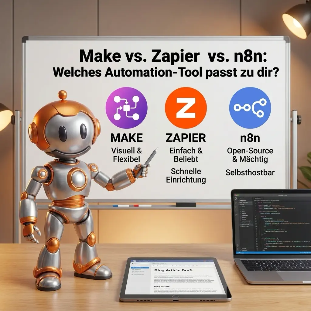 Make vs Zapier vs n8n Vergleich