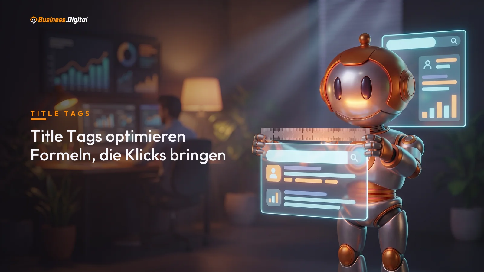 BD-Roboter will einen Title Tag optimieren und prüft die Klickrate des Suchergebnisses in der Search Console