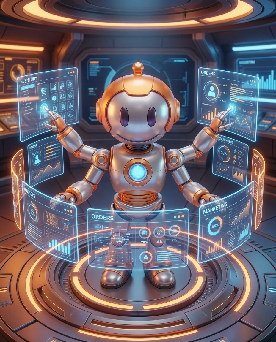 tricoma ERP: BD-Roboter steuert All-in-One E-Commerce-System