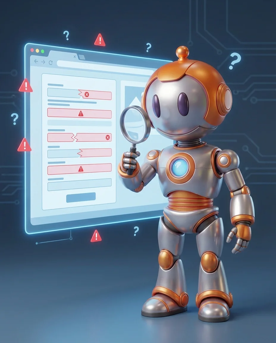 Website bringt keine Anfragen: BD-Roboter analysiert leere Kontaktformulare auf Dashboard