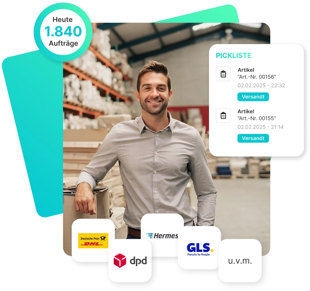 JTL-WMS Lagerverwaltungssoftware – Demo-Ansicht der Oberfläche