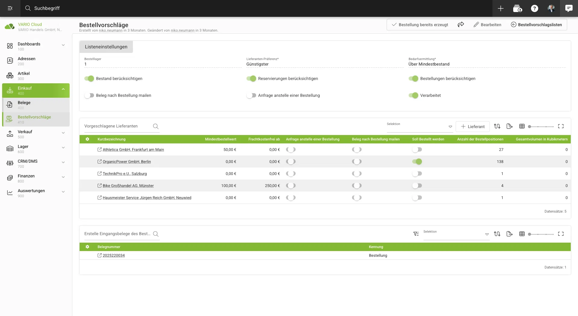 VARIO Cloud auf mobilen Geräten – Warenwirtschaft auch unterwegs