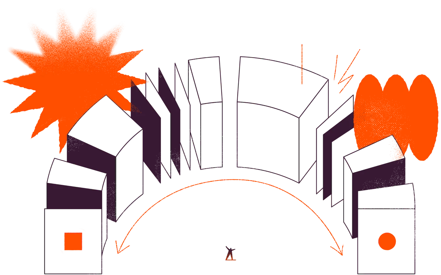 Zapier KI-Orchestrierungsdarstellung auf der Startseite